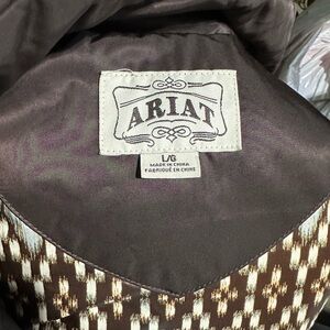 Ariat Chocolate Winter Vest